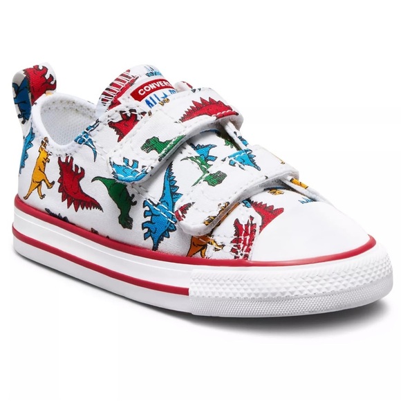 Converse Dinosaur Chuck Taylor All Star Toddler 7 New - Picture 3 of 10